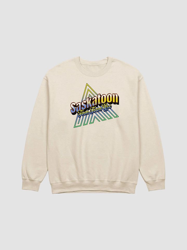 Saskatoon Toon Town Yxe Crewneck Sweatshirt product image (19)
