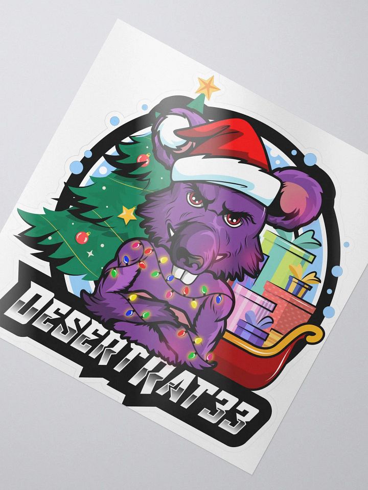 DesRat33 Xmas Logo Sticker product image (2)