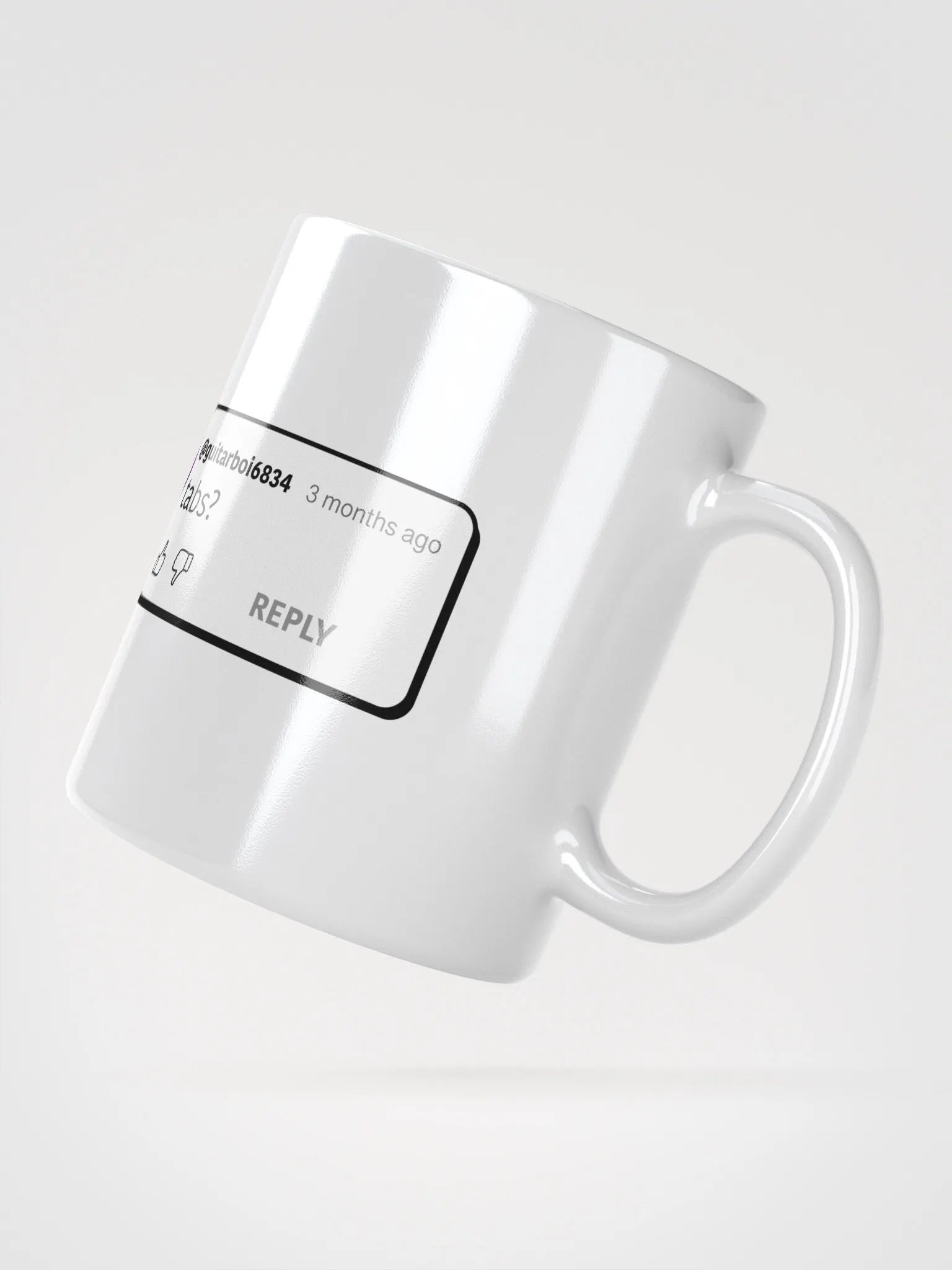 YouTube comment - tabs? - Mug product image (3)