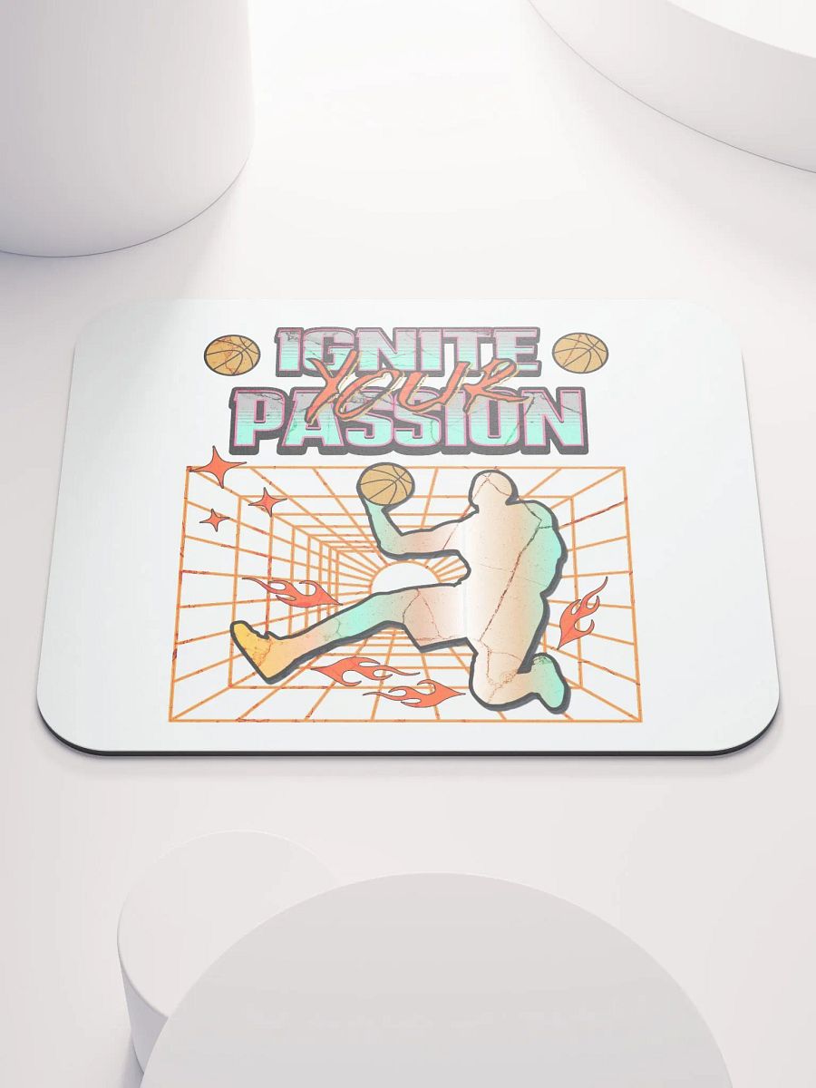 Ignite Your Passion Basketball Mouse Pad product image (1)