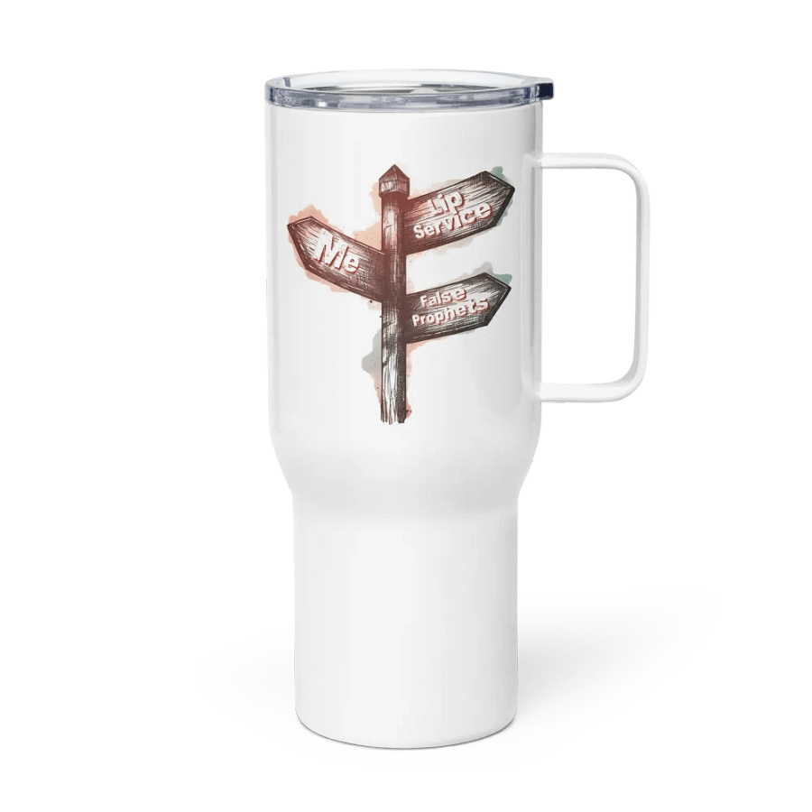 Me vs. Lies Travel Mug with a Handle product image (4)