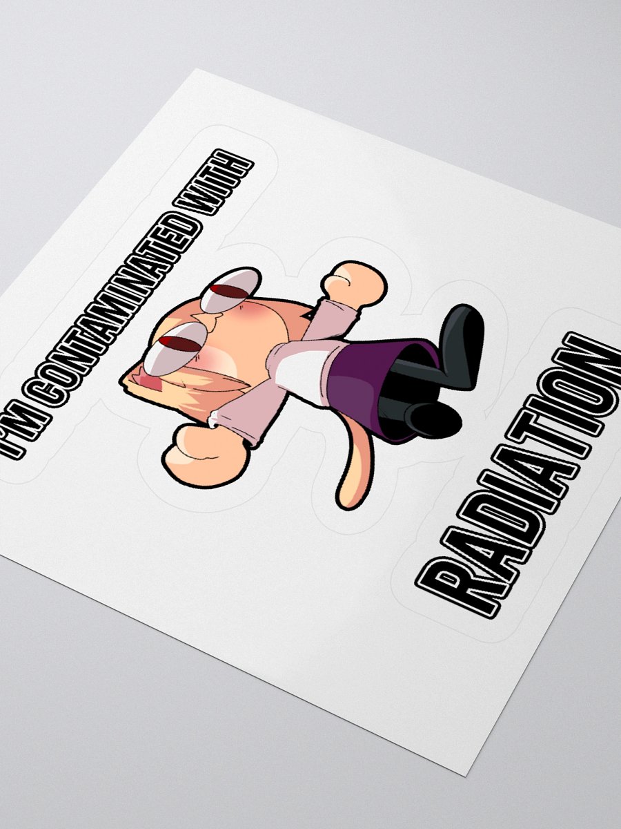 Neco Arc - I'm contaminated with radiation (Kisscut sticker) product image (8)