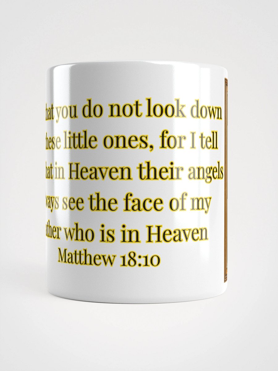 Angels Watch Over Them (Male) Glossy White Mug product image (5)