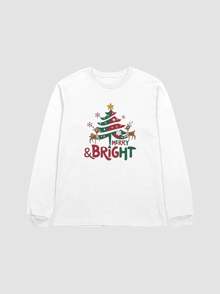 J.L Merry & Bright Christmas Tree Long Sleeve Tee product image (1)