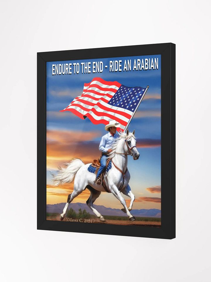 Endurance Patriot - Arabian Horse Poster product image (4)