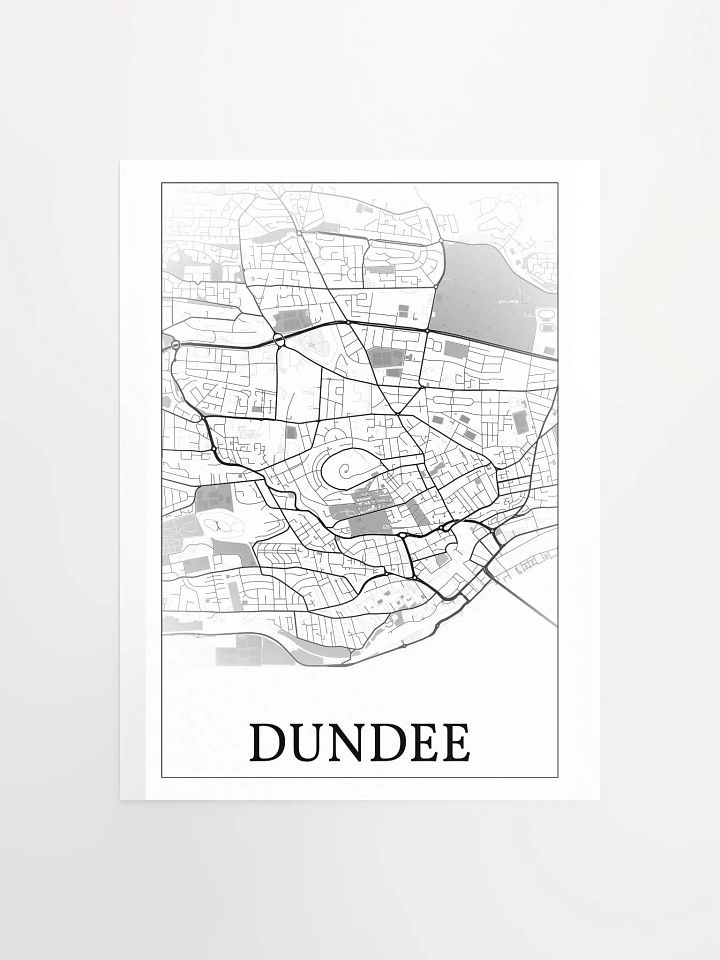Dundee, Scotland, city map print product image (1)