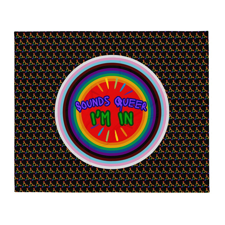 LGBTQIAP2S+ 2025, Sounds Queer I'm In, Blanket product image (2)