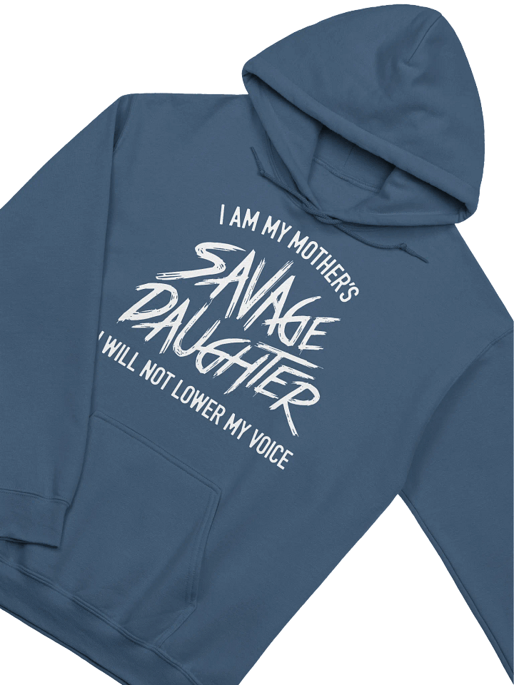 Savage Daughter Hoodie (white print) product image (1)