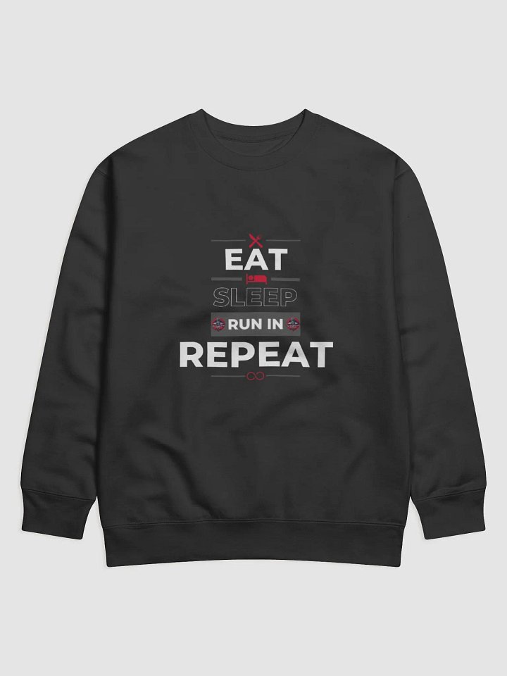 EAT SLEEP RUN IN REPEAT Sweatshirt product image (6)