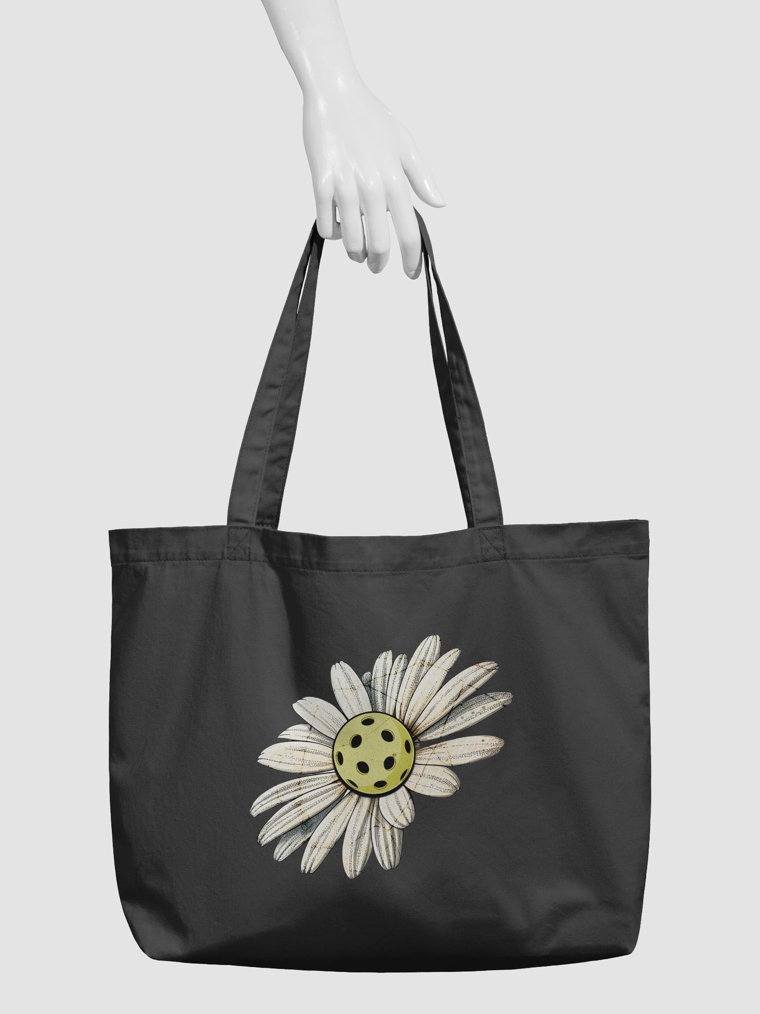 Flower Daisy Pickleball Serenade Organic Tote product image (3)