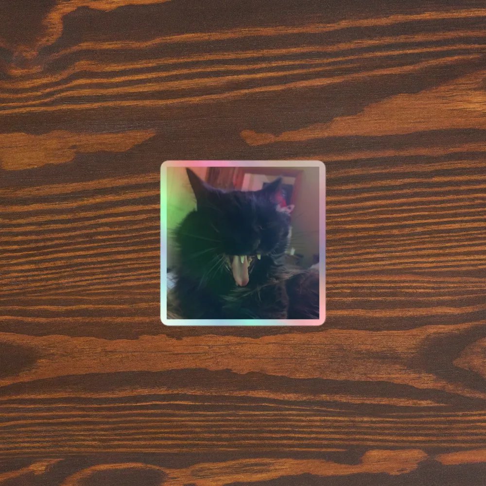 Yawning Kyle Holographic Sticker Sheet product image (5)