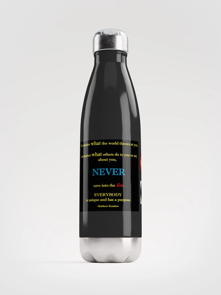 Stainless Steel Water Bottle with Quote 5 product image (2)