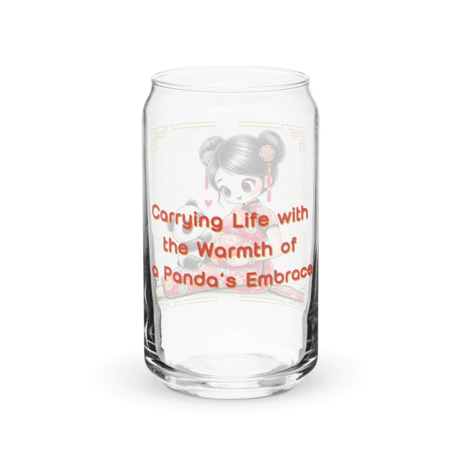 Chinese Pregnant Mom Can-Shaped Glass product image (2)