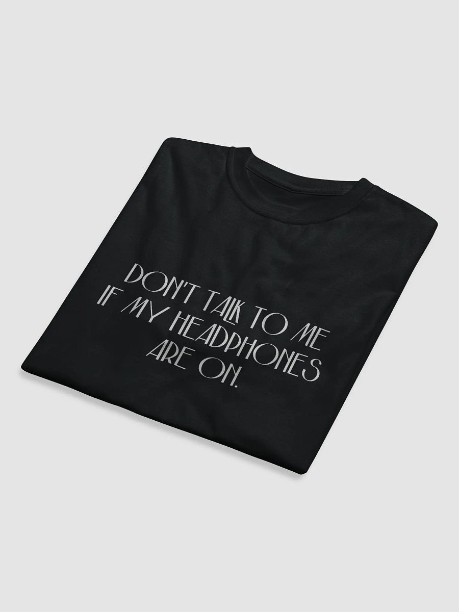 HEADPHONES ON (variant 4) unisex eco tee product image (8)