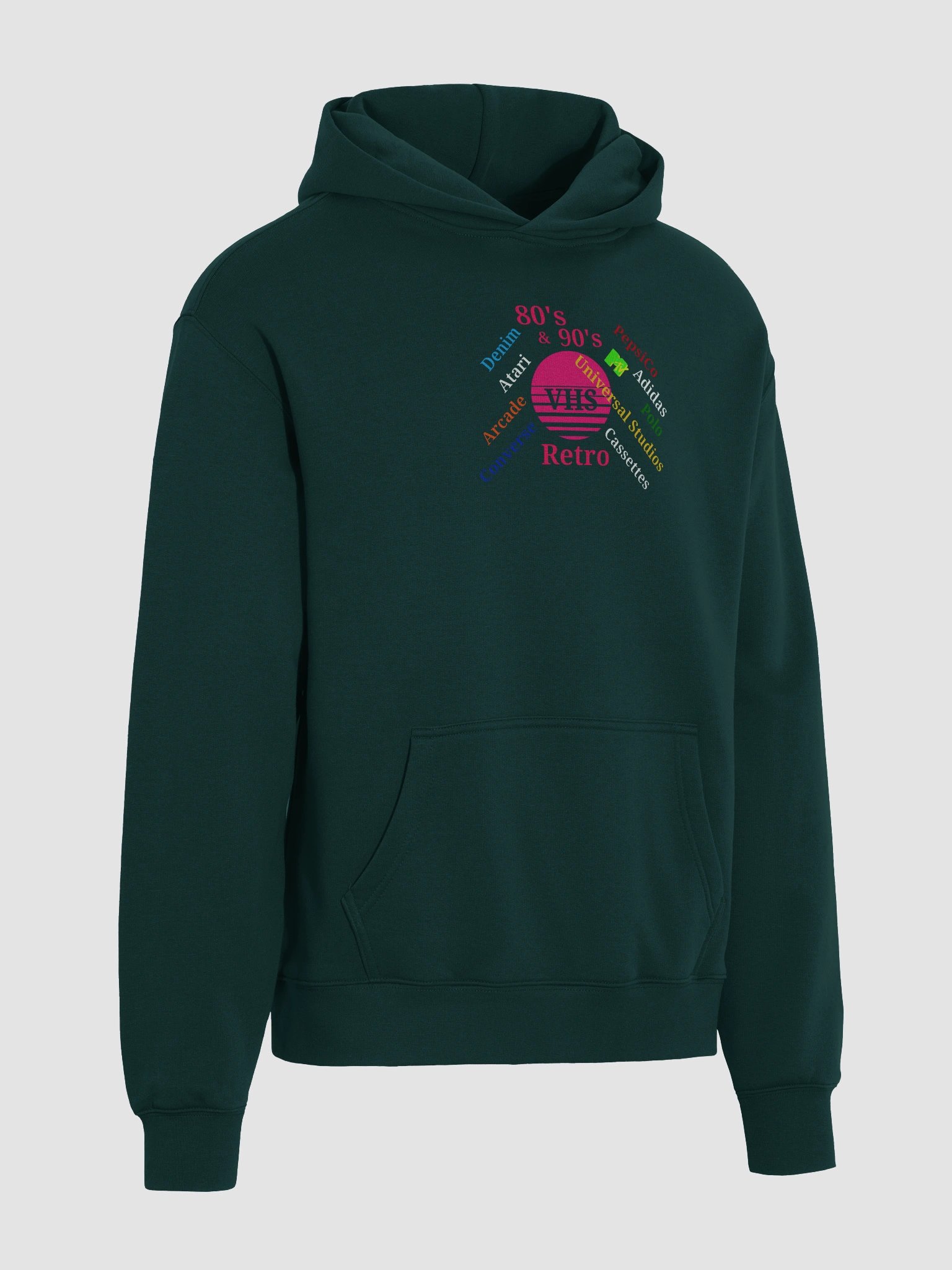 Retro VHS Circle Unisex Hoodie product image (4)