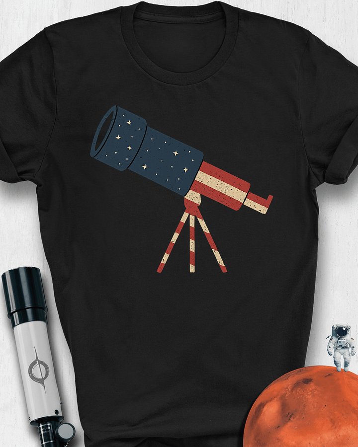 Starry Telescope Unisex T-Shirt product image (1)