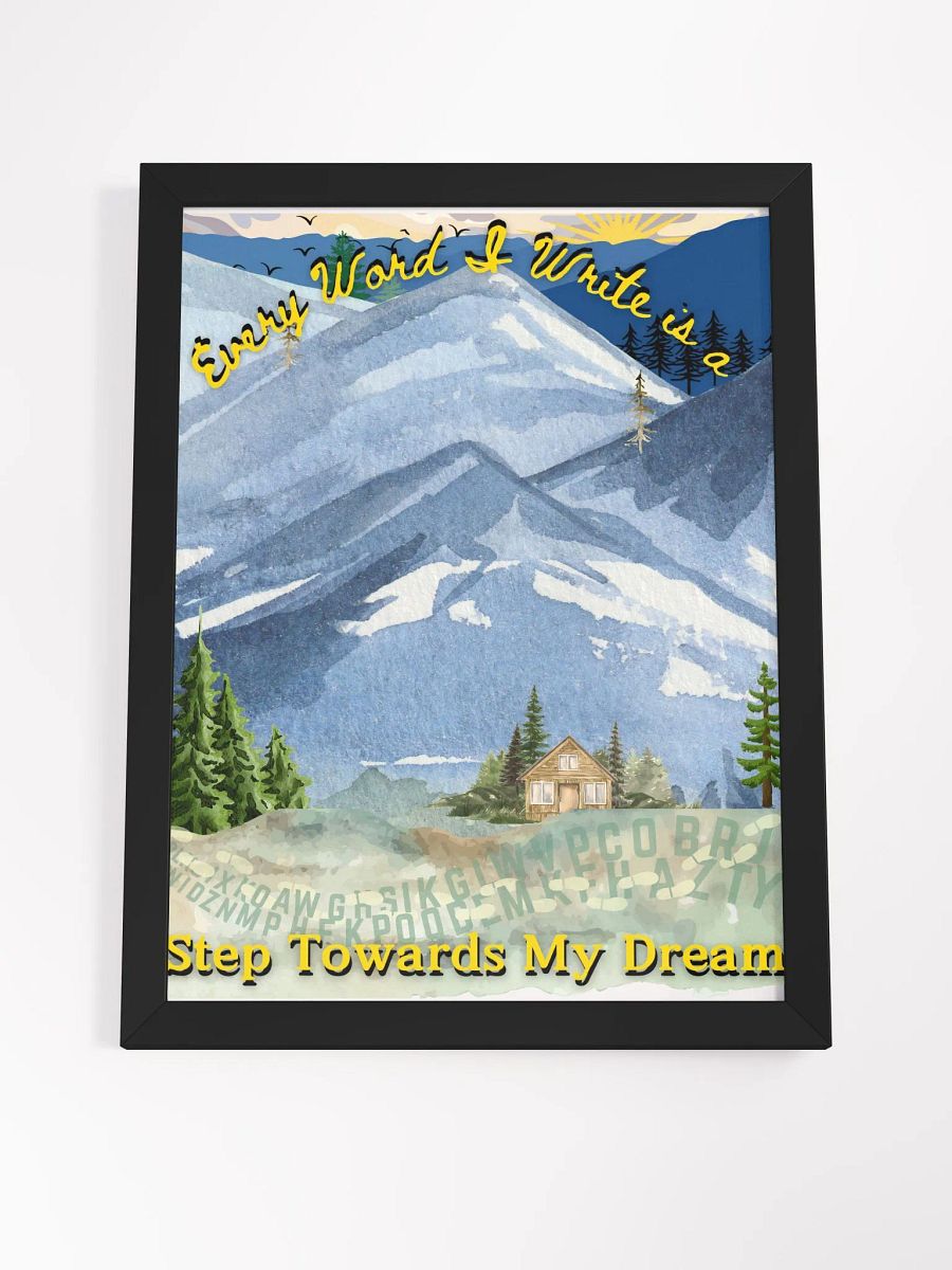 Every Word I Write – Dream Mountain Art Print for Writers product image (4)