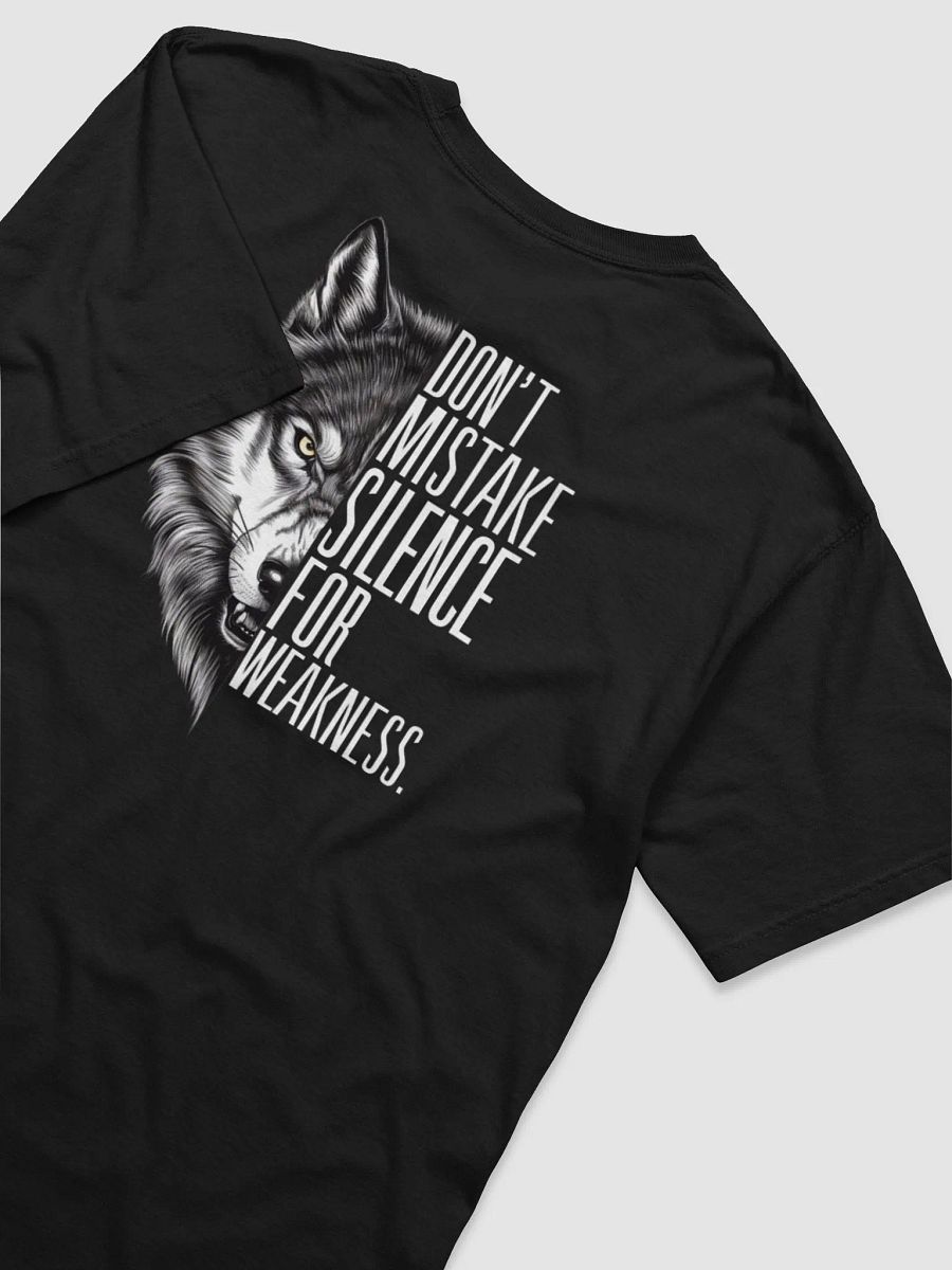 Ethereal Wolf Glitch Art T-Shirt product image (4)