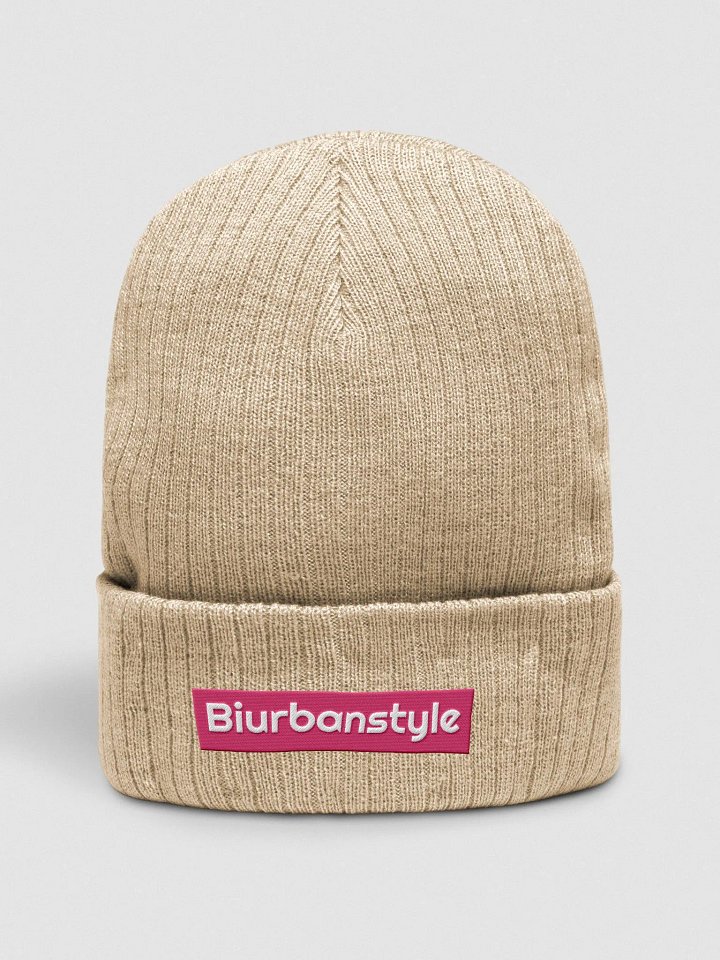 Eco-Friendly Atlantis Ribbed Knit Beanie product image (1)