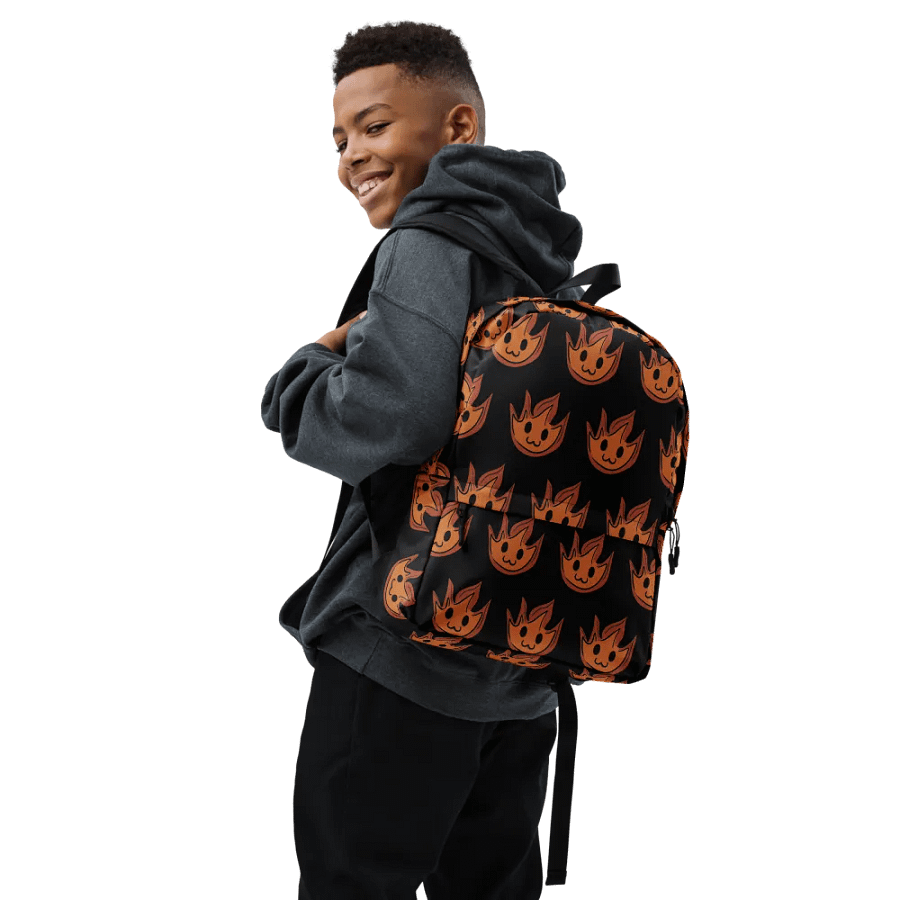 Smol Flame All-Over Print Backpack product image (7)