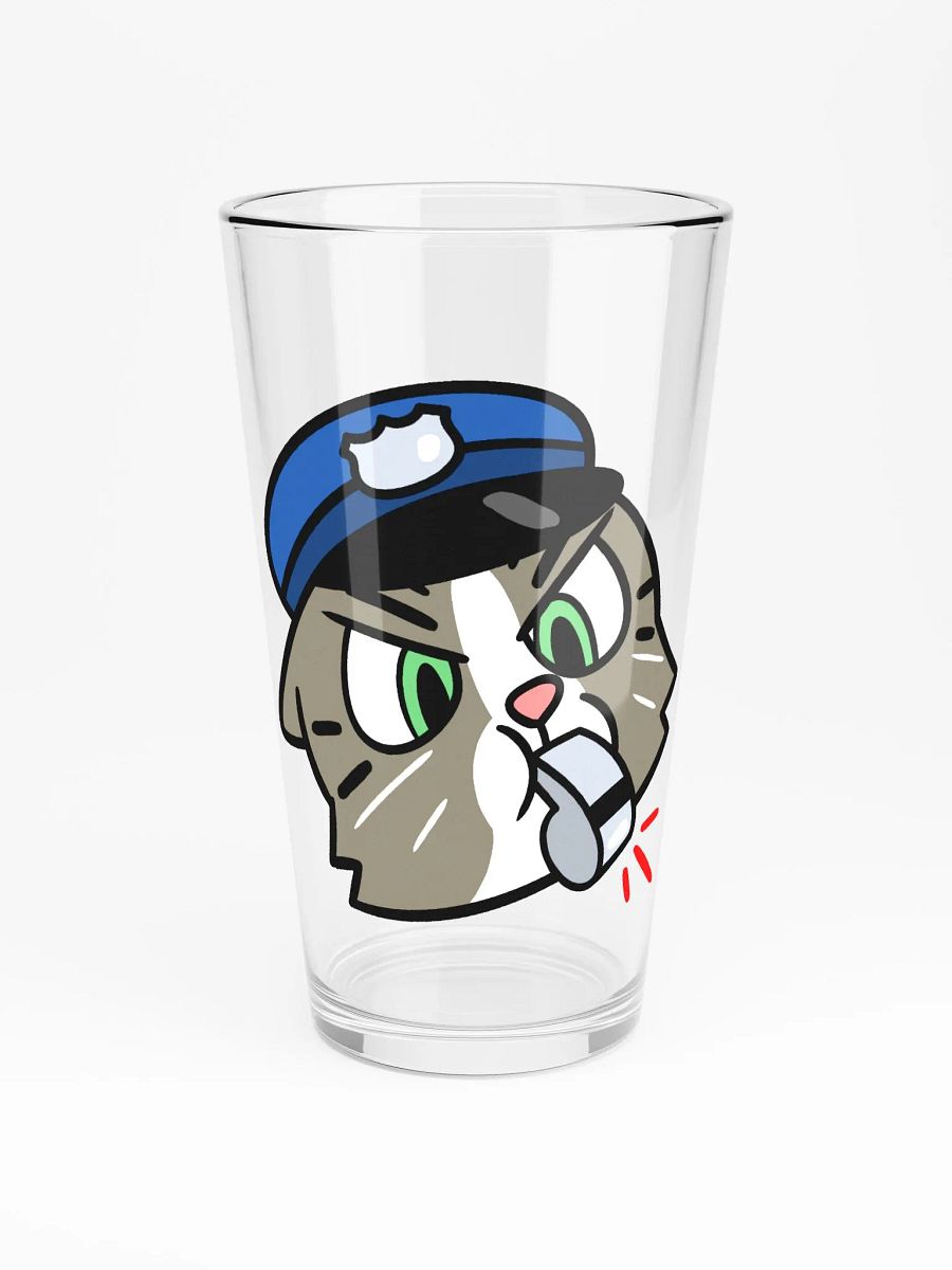 Officer Kitty Cat Pint Glass product image (3)