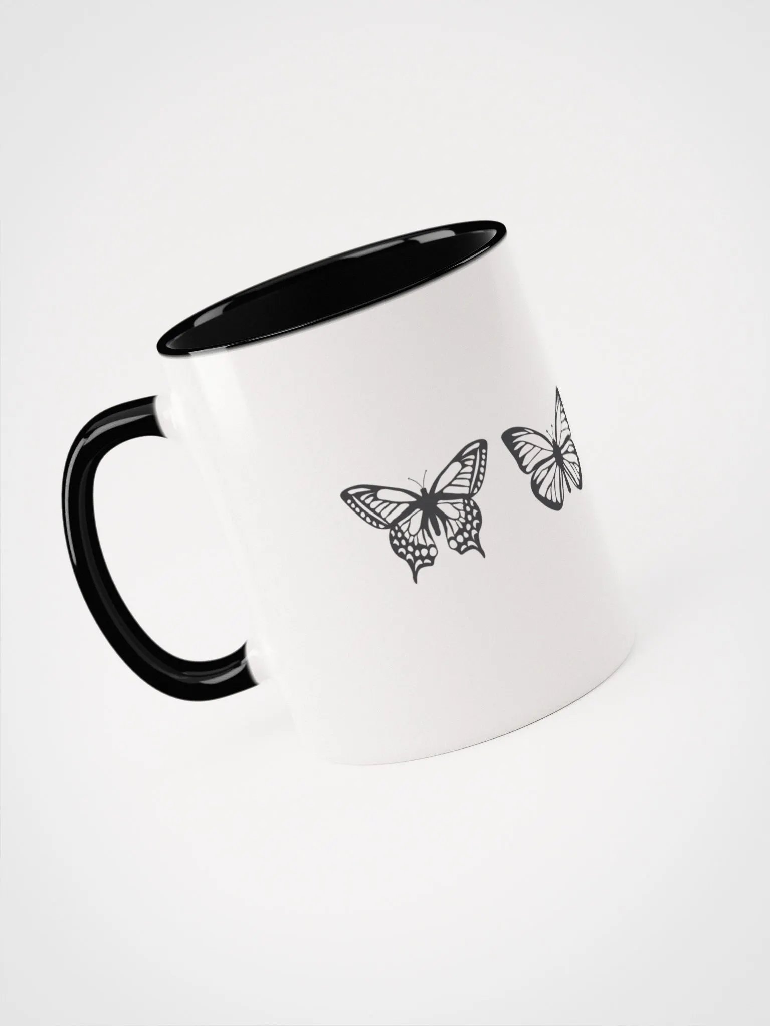 Symmetrical Butterflies Ceramic Mug product image (6)