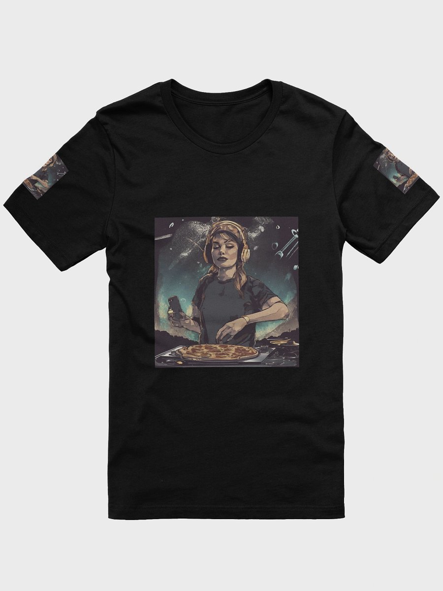 Cosmic DJ Pizza T-Shirt product image (1)