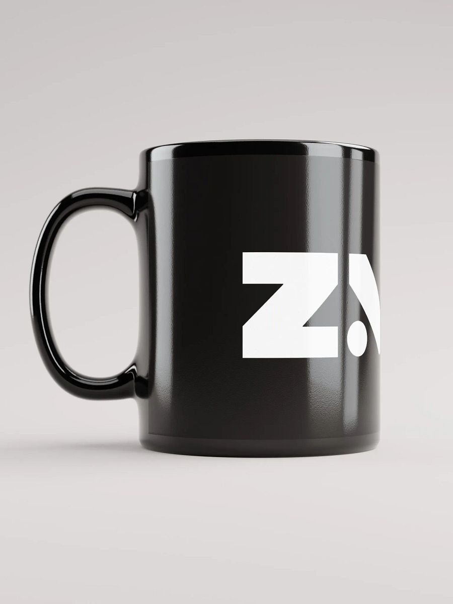 Pixelated Triangles Black Glossy Mug product image (11)