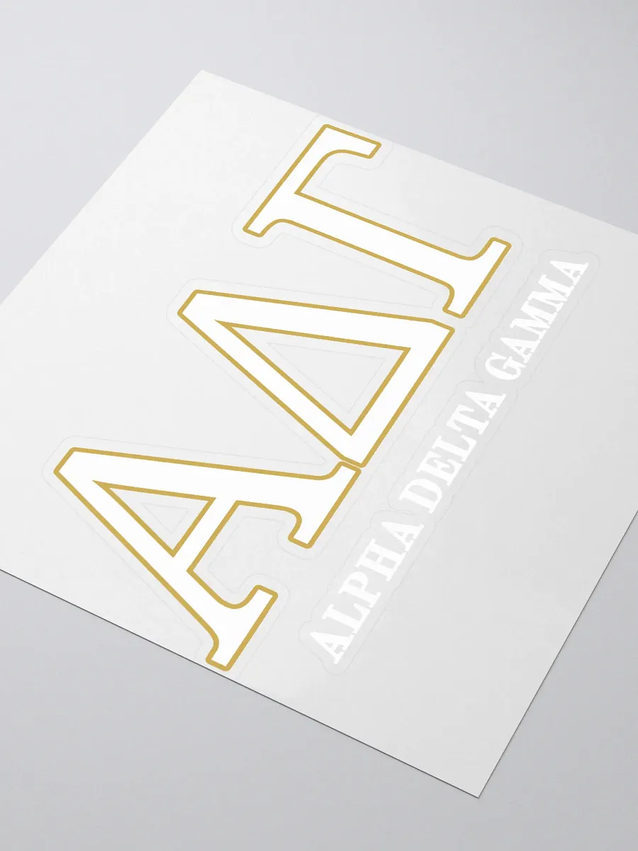 ADG Greek Letters Gold - Sticker product image (3)