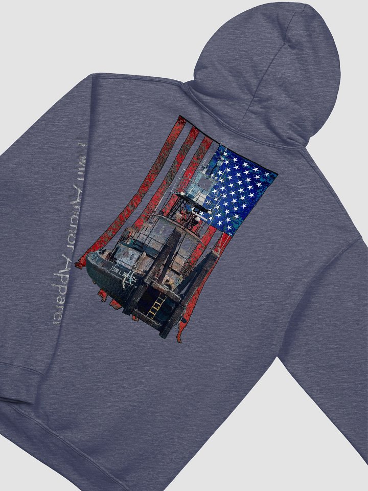 Terri L. Brusco Hoodie & CE Flage - Sleeve Twin Anchor Hoodie product image (1)