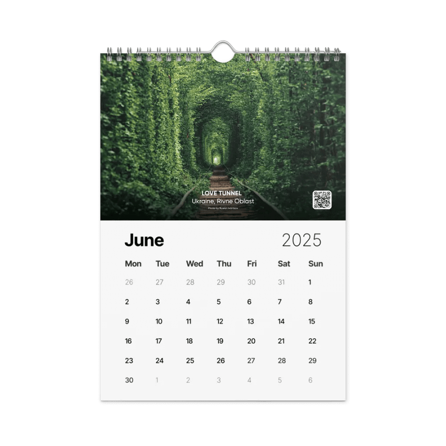2025 Ukraine Calendar (Monday Edition) product image (3)