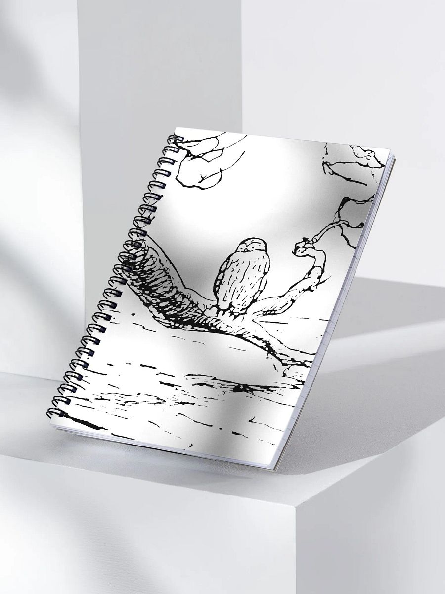 Owl Spiral Notebook product image (4)