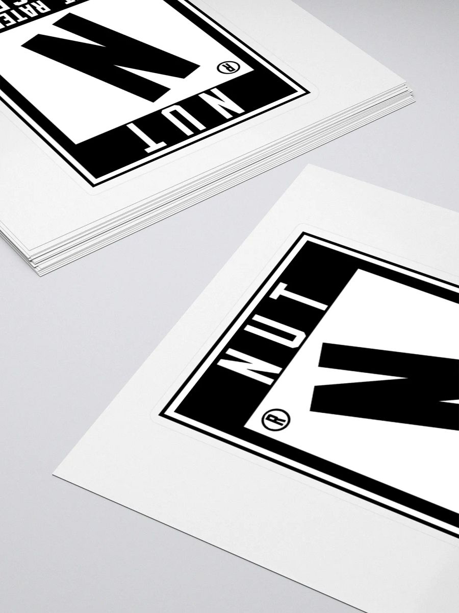 Rated N For Nut Sticker product image (11)