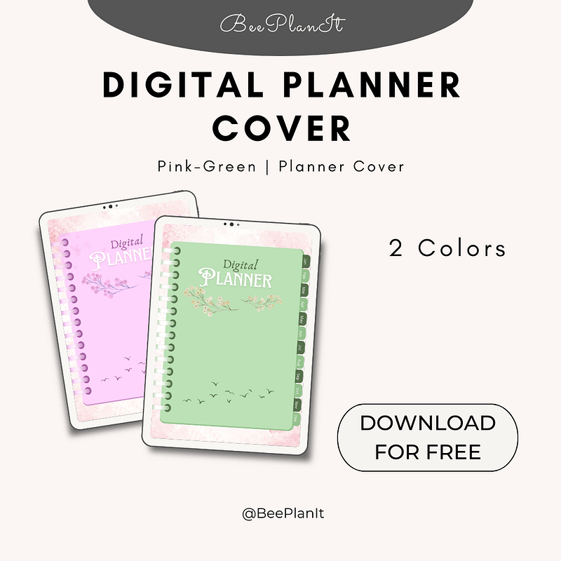 Digital Planner Cover