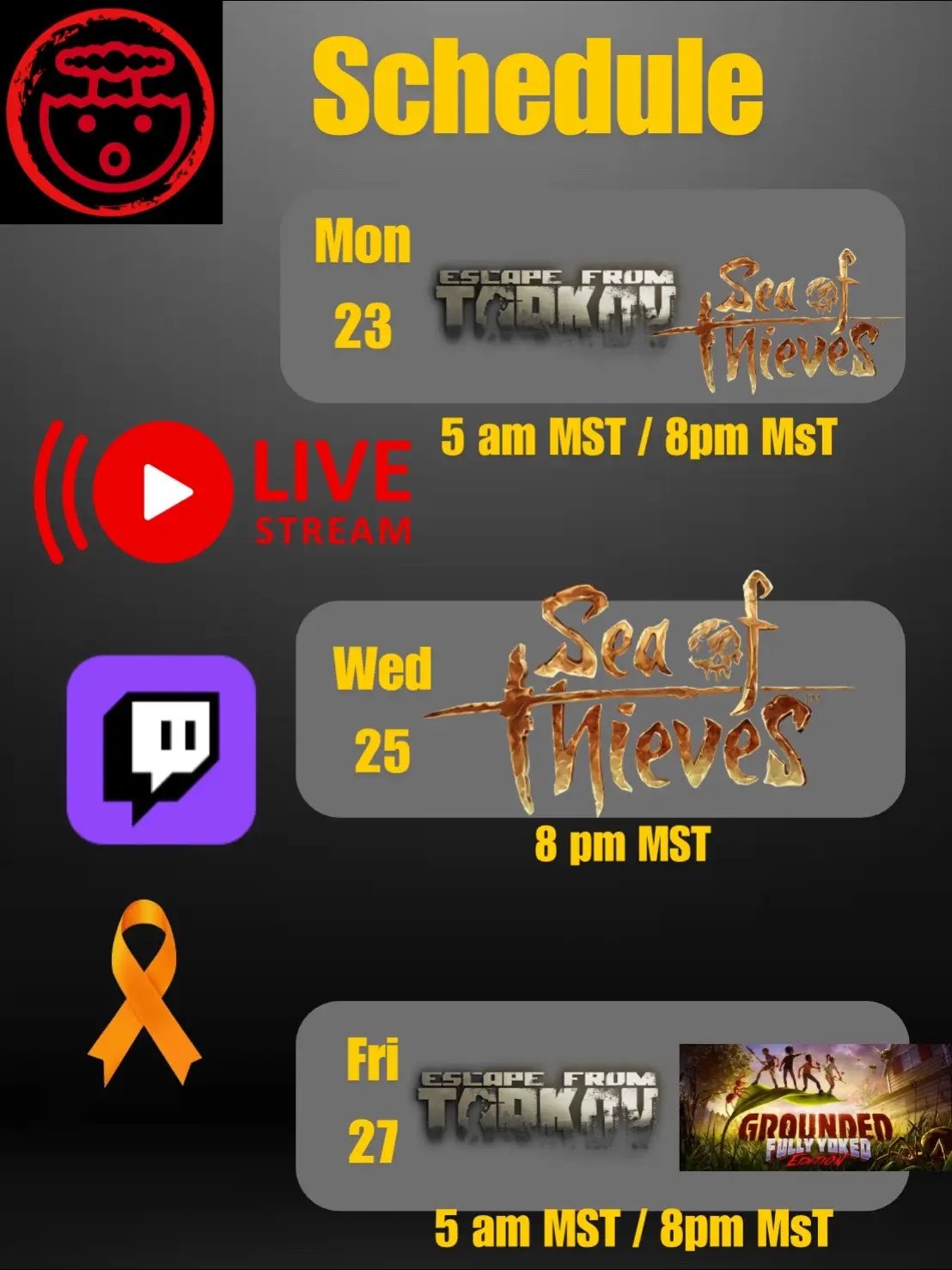 Come find us on twitch !!! For full interaction !!! TikTok lives will be reserved for live fishing and irl adventures #escapefromtarkovgame #seaofthieves #groundedfullyyoked 