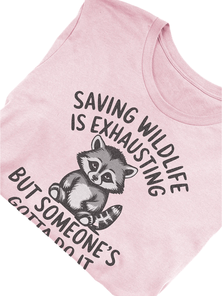 Wildlife rehab shirt, vet nurse tee, funny raccoon rescue shirt, cute animal shirt, animal carer gift, zoo vet tee, wildlife worker tee, raccoon lover gift, product image (12)