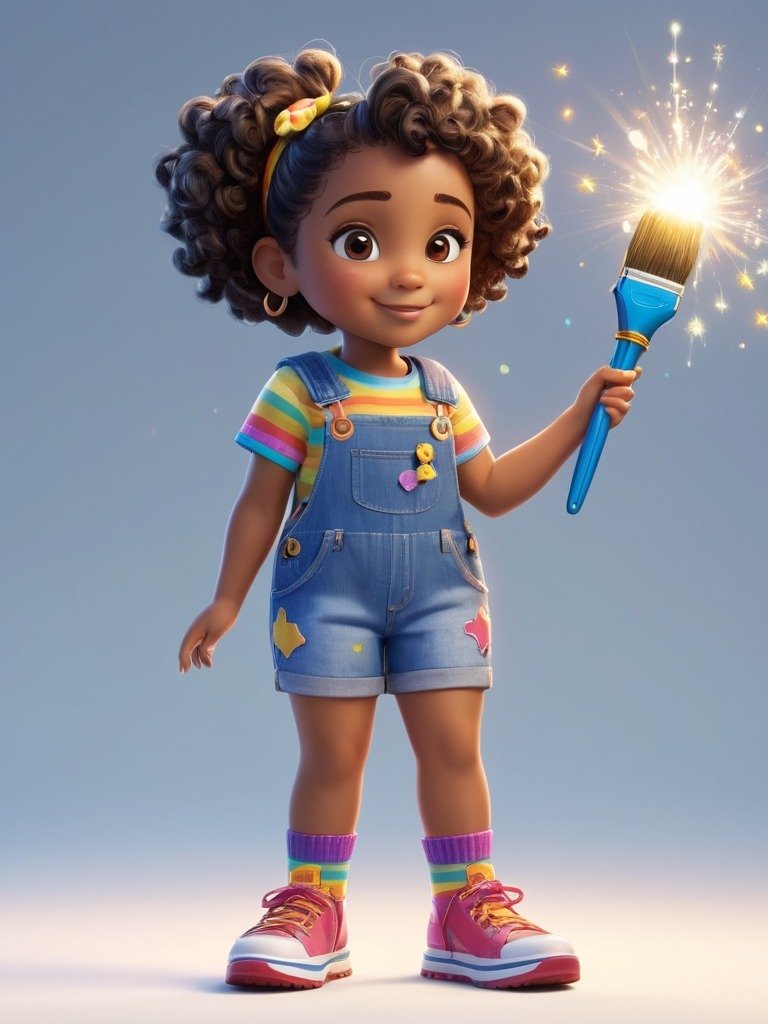 Lily and the Whispering Paintbrush: A Whimsical Adventure About Creativity & Responsibility product image (2)