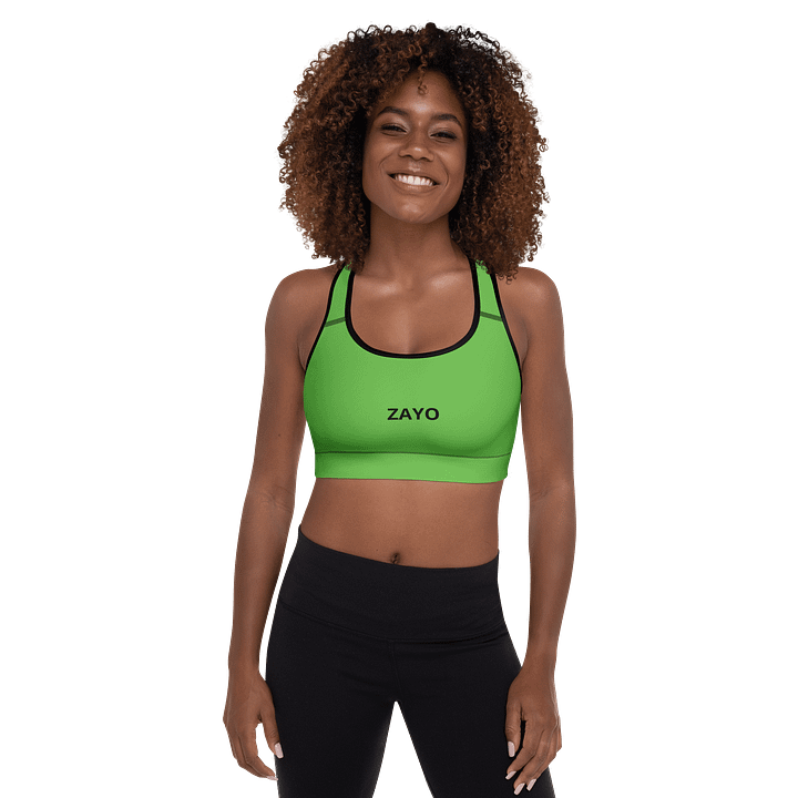 ZAYO Bold Green Sports Bra product image (1)