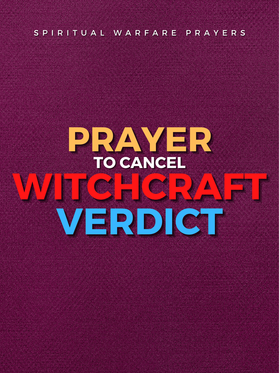 Prayer To Cancel Witchcraft Verdict product image (1)