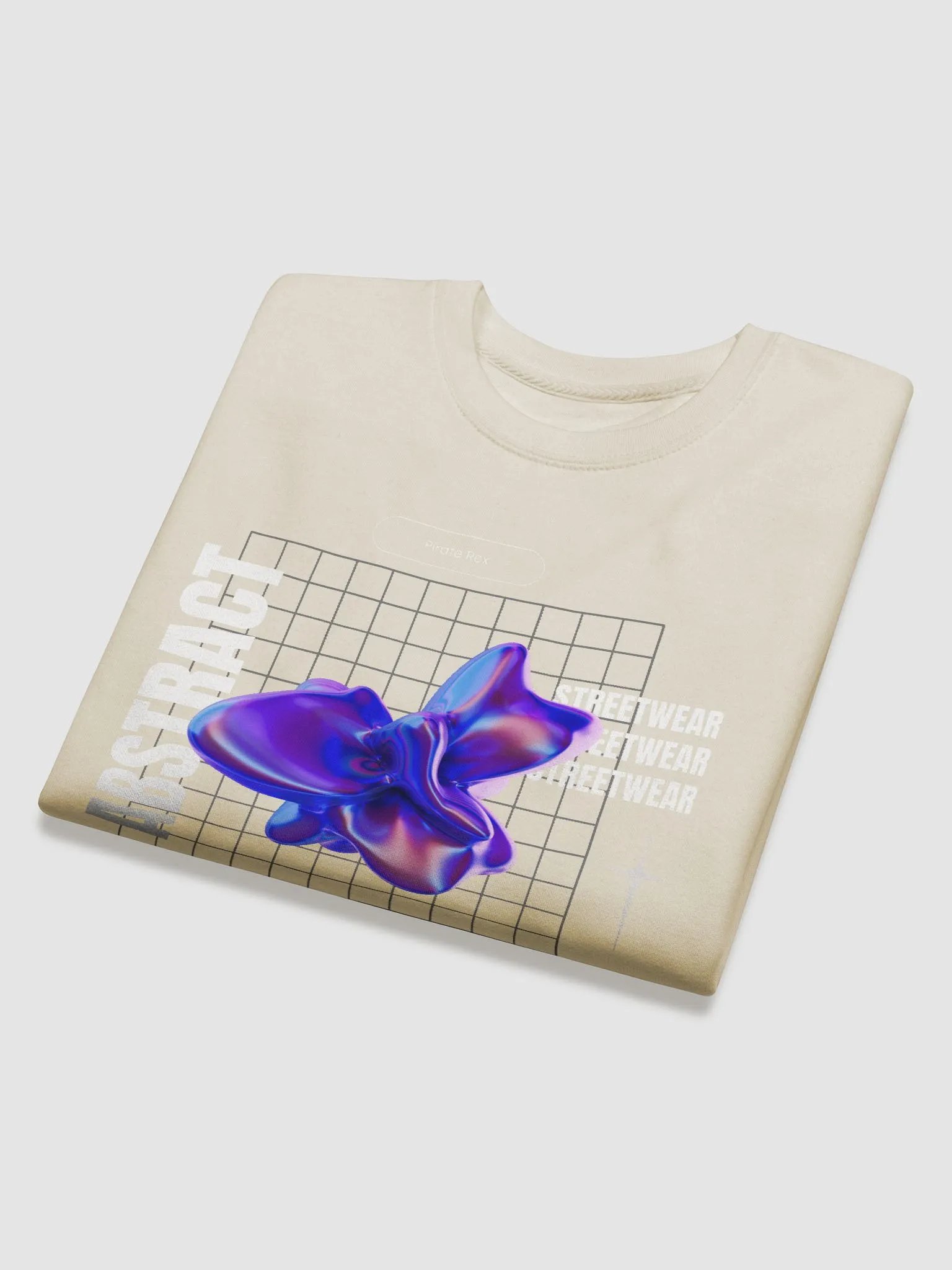 Futuristic Metallic Abstract Sweatshirt product image (29)