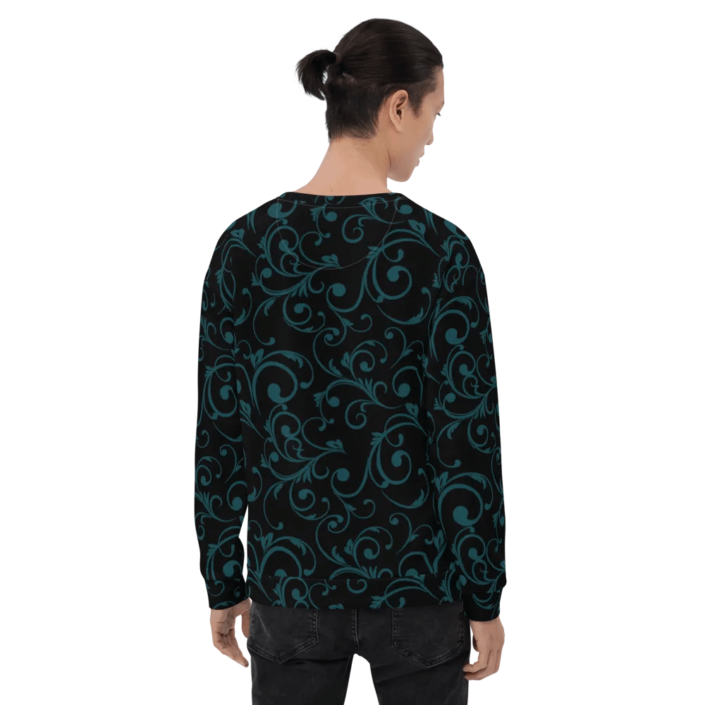 Dark Teal Twirl Sweatshirt product image (10)