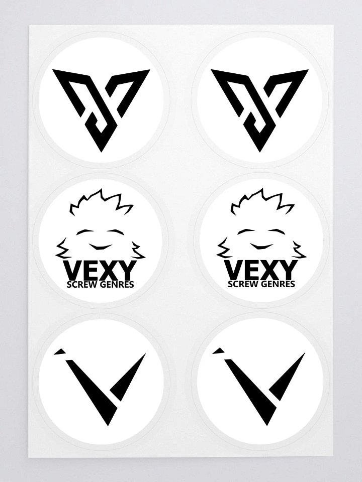 Vexento Logos Sticker Sheet product image (1)