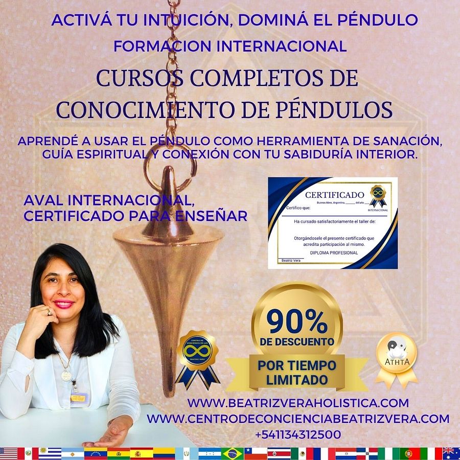 Cursos completos de conocimiento de péndulos (hebreo, radiestesia, mesa) product image (1)