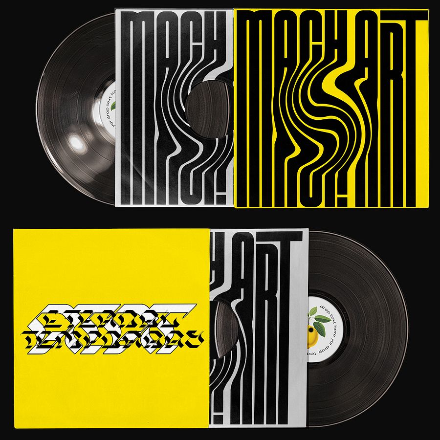 Vinyl Records Mockup Vol.1 (PSD) product image (1)