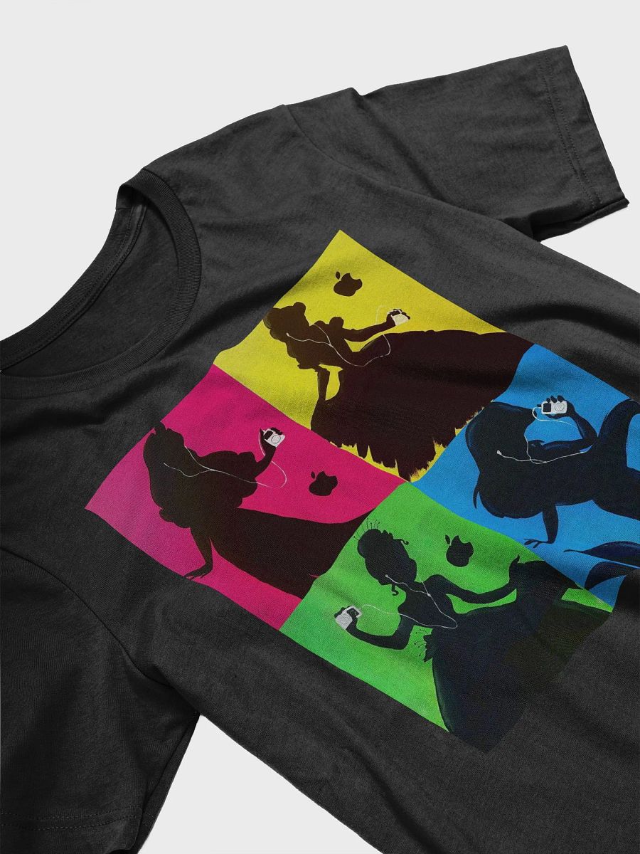 Music Loving Princess Silhouettes T-Shirt product image (3)