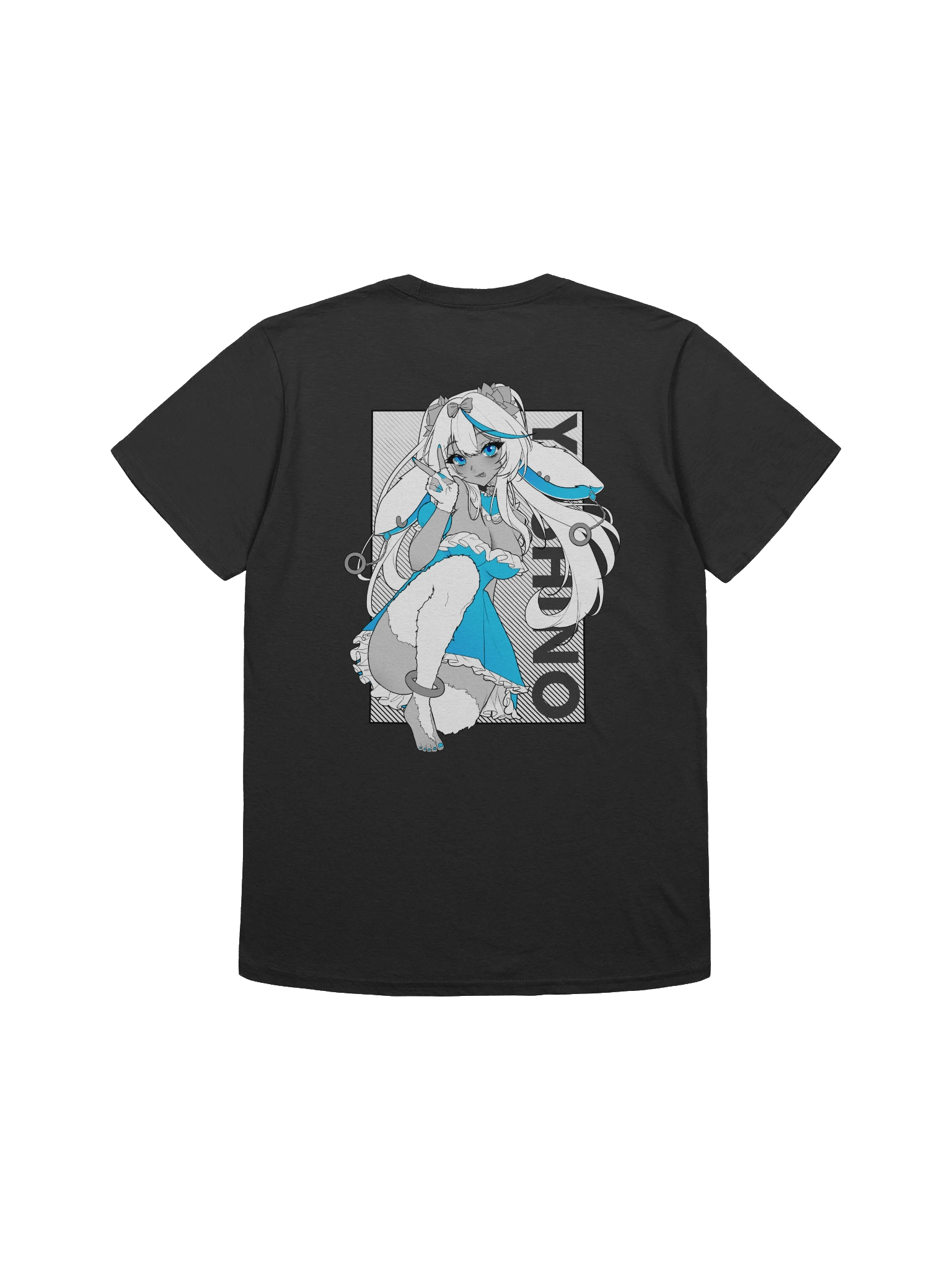 Yoshino ₍ᐢᐢ₎ T-Shirt - Black / White / Gray / Blue product image (4)