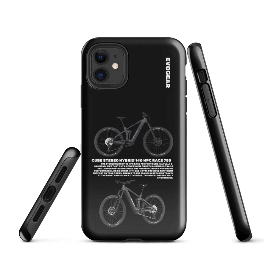 Black Cube Stereo Hybrid 140 HPC Race 750 iPhone Case product image (1)