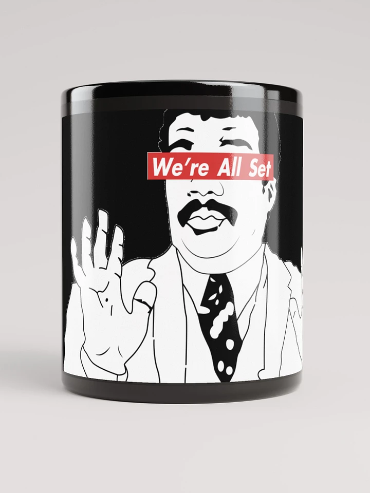 We're All Set Logo Coffee Mug Black product image (1)