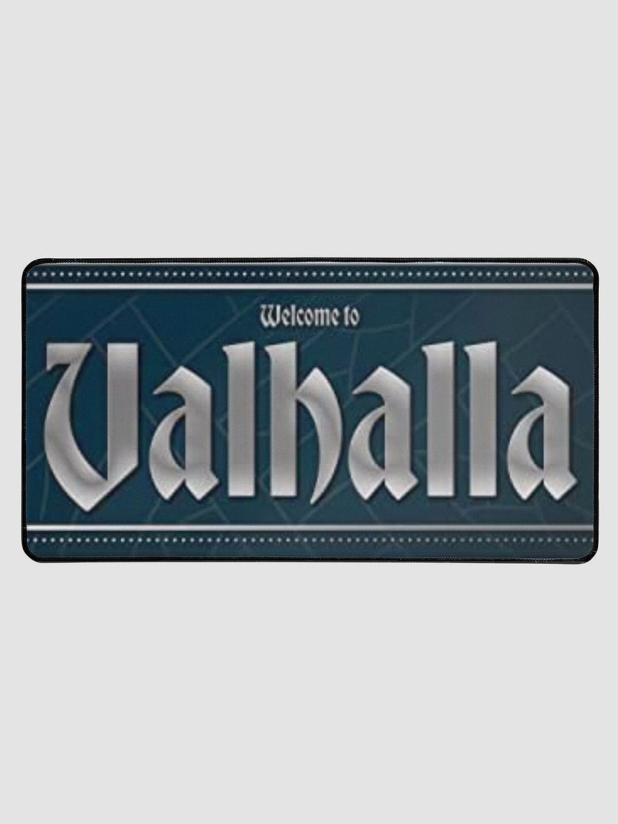 welcome to valhalla desk mat product image (1)