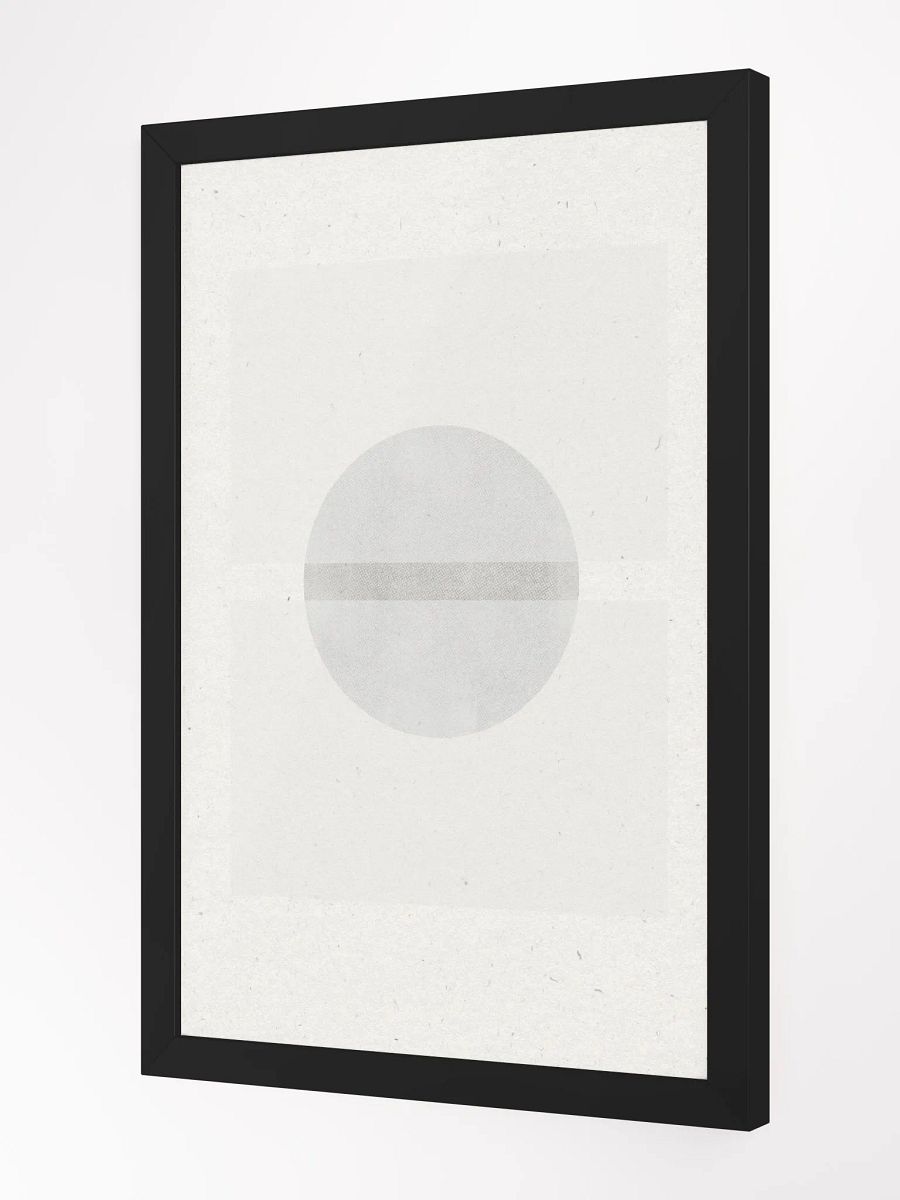 Modern Circle Framed Poster | Bold Geometric Art for Contemporary Interiors product image (4)
